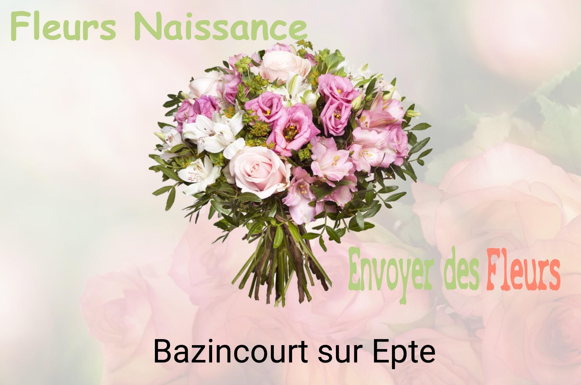 Bouquet de fleurs de naissance livré à Bazincourt-sur-Epte